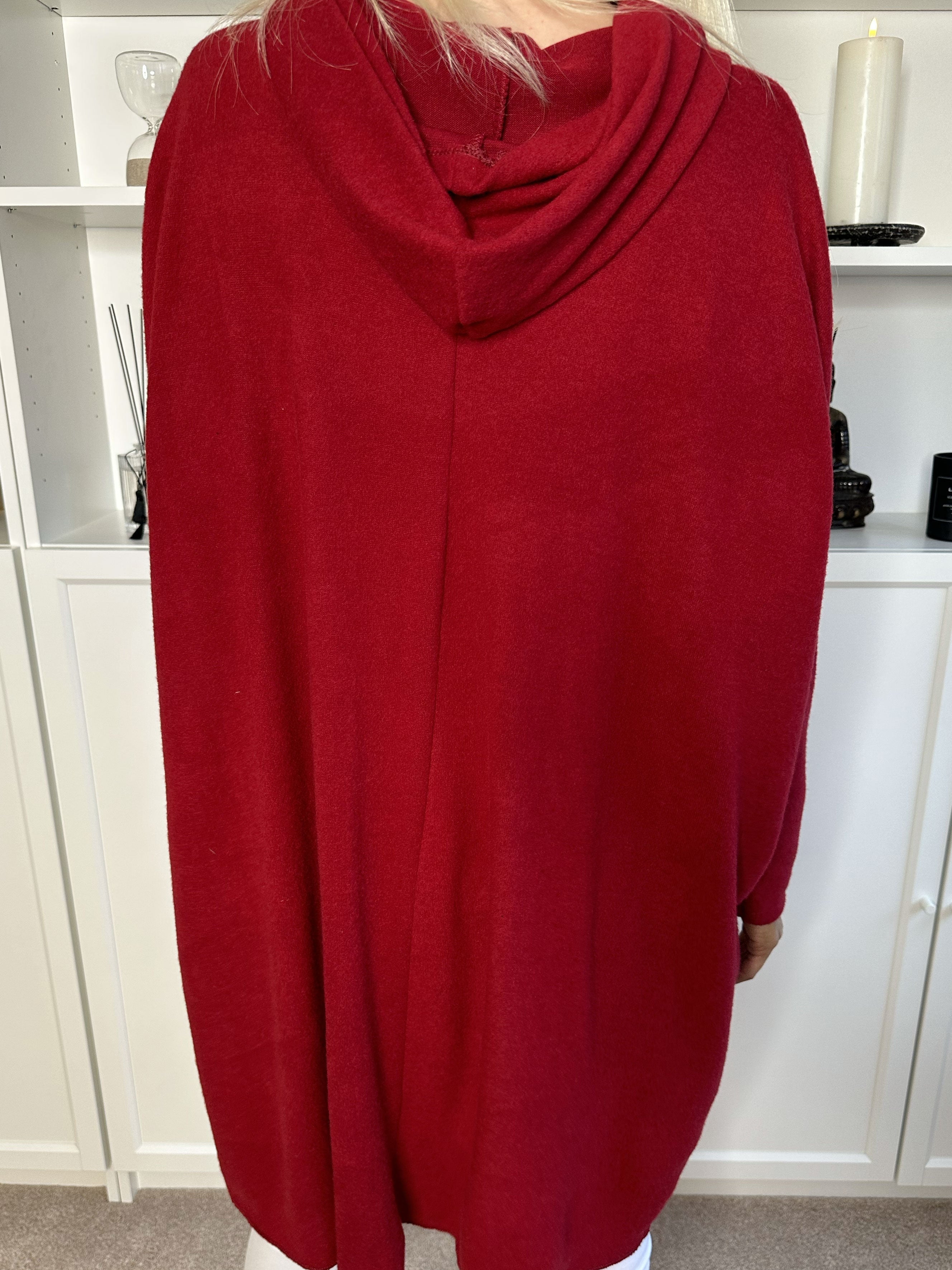 Lilje - Mycket mjuk viskosblus med huva